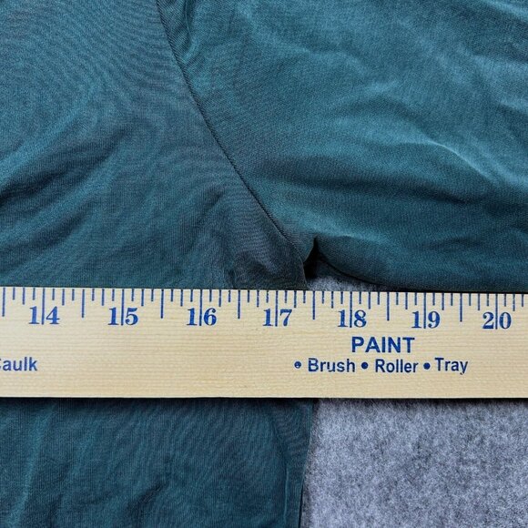 Dolan Left Coast Collection V-Neck Tegan Tunic Dress Women's Size XS Green Cupro - Picture 9 of 12